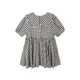Rylee + Cru Camille Dress Navy Check
