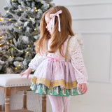 BeGirl Clothing Holiday Classic Bow Pink Nutcracker Long Tail