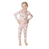 Angel Dear Pink Christmas Dogs Long Sleeve Loungewear Set