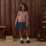 Rylee + Cru Collared Cardigan Rosewood