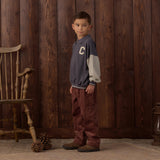 Rylee + Cru Collared Sweatshirt Color Block