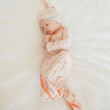 Copper Pearl Cheery Newborn Knotted Gown