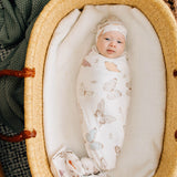 Copper Pearl Luna Newborn Knotted Gown