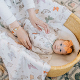 Copper Pearl Luna Knit Swaddle Blanket