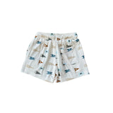 Babysprouts Boys Everyday Shorts Retro Banner
