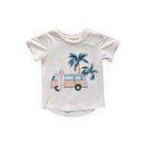 Babysprouts Girls Tee & Skort Set Beach Van