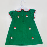 Zuccini Kids Corduroy Santa Face Kendall Collar Dress
