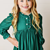Swoon 2697 Christmas Wishes Green Play Dress