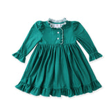 Swoon 2697 Christmas Wishes Green Play Dress