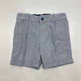 Mayoral 1237 Dressy Short Navy Stripe