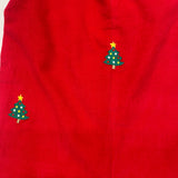 Zuccini Kids Christmas Tree Ashton Longall Red Corduroy
