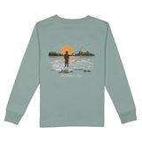 Properly Tied Fly Fishing Long Sleeve Top Marine Mist