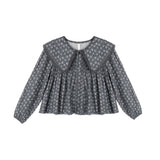 Rylee + Cru Fern Blouse Heart Ditsy