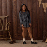Rylee + Cru Fern Blouse Heart Ditsy