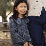 Rylee + Cru Fern Blouse Heart Ditsy