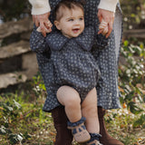 Rylee + Cru Fern Romper Heart Ditsy