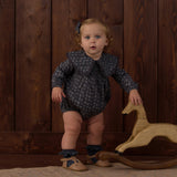 Rylee + Cru Fern Romper Heart Ditsy