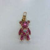 Carrying Kind Charm Pink Crystal Teddy