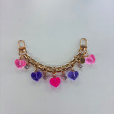 Carrying Kind Charm Candy Hearts Chain