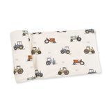Angel Dear Future Farmer Swaddle Blanket 45x45