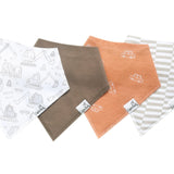 Copper Pearl Gage Bandana Bib 4 Pack