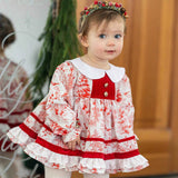 BeGirl Clothing Holiday Gabriel Romper Red Toile