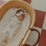 Copper Pearl Hunny Knit Swaddle Blanket