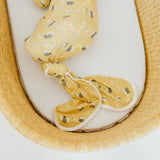 Copper Pearl Honeycomb Newborn Knotted Gown