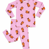 In My Jammers Polka Dot Little Boo Bear Two Piece Set