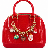 Carrying Kind Cate Red Sparkle Handbag Holiday Characters