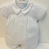 Will'beth 77812 Boys White Romper