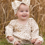 Mabel & Honey Juliette Romper Ivory