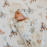 Copper Pearl Boone Newborn Knotted Gown