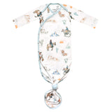Copper Pearl Boone Newborn Knotted Gown
