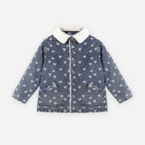 Rylee + Cru Long Chore Coat Heart Ditsy