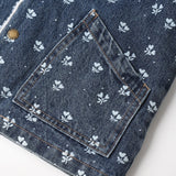 Rylee + Cru Long Chore Coat Heart Ditsy