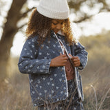 Rylee + Cru Long Chore Coat Heart Ditsy