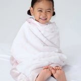 Little Giraffe Luxe Baby Blanket Pink