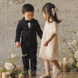 Noralee Sebastian Blazer and Pant Set Black
