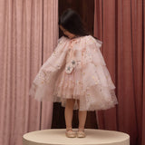 Noralee Tulle Cape Pink