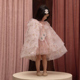 Noralee Tulle Cape Pink