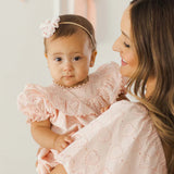 Noralee Eva Romper Blush