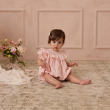 Noralee Eva Romper Blush