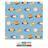 Kickee Pants Print Convertible Zipper Sleeper Seaside Breakfast in Bed