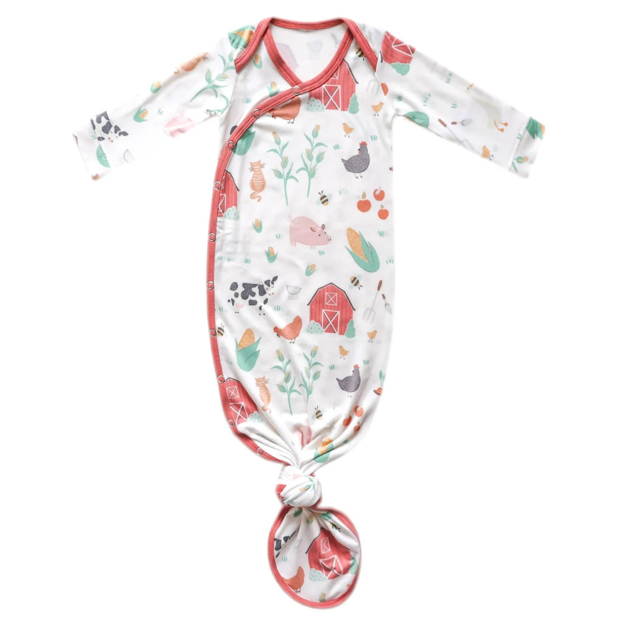 Copper Pearl Farmstead Newborn Knotted Gown