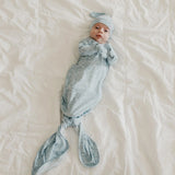 Copper Pearl Lennon Newborn Knotted Gown