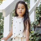 Rylee + Cru Oceanside Top Polka Dot