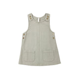 Rylee + Cru Odette Overall Dress Dark Sage