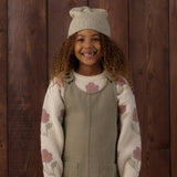 Rylee + Cru Odette Overall Dress Dark Sage