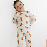 In My Jammers Gingham Little Boo Bear Two Piece Set